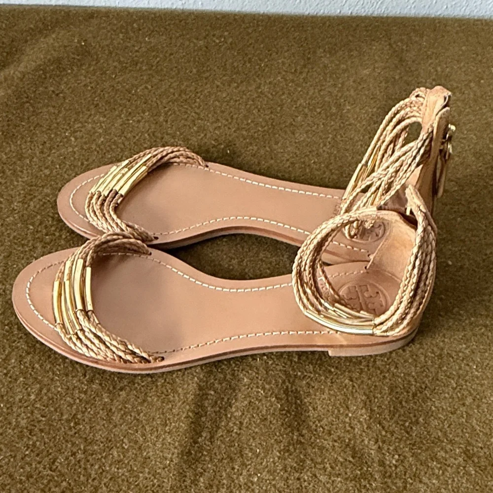Tory Burch Mignon Braided Flat Sandals Womens 7 - Picture 3 of 7